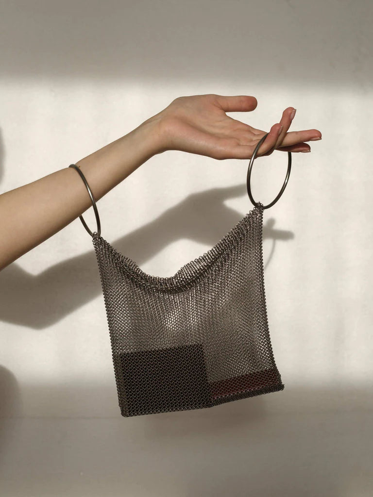 Chainmail Tote Bag - Stainless Steel Designer Bag - Sumac Store